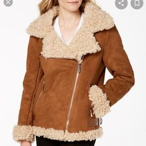 NWT Michael Kors faux fur coat